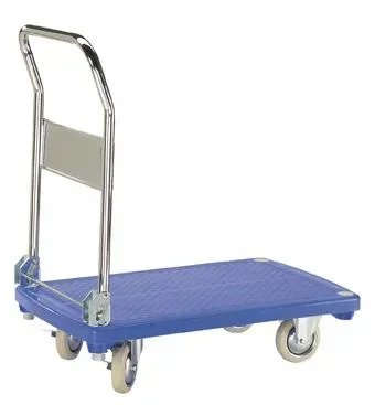 "Push cart with plastic platform image"