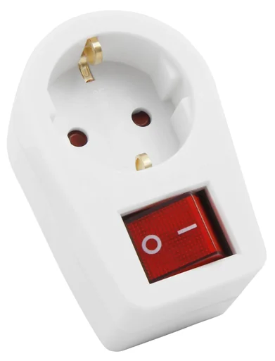 "Socket adapter with switch 3500W image"