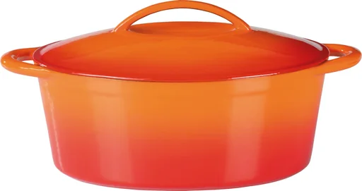"Oval roasting pan 33 cm Orange Shadow image"