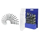 Zestaw wierteł do drewna, 25 sztuk, 1,0 – 13,0 mm