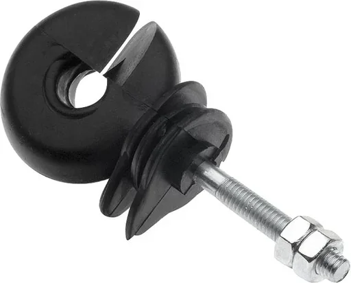 "Ring insulators, metric, M6 x 30 mm for metal posts, 25 pieces image"