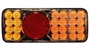 LED tail light for trailer and towing vehicle - left