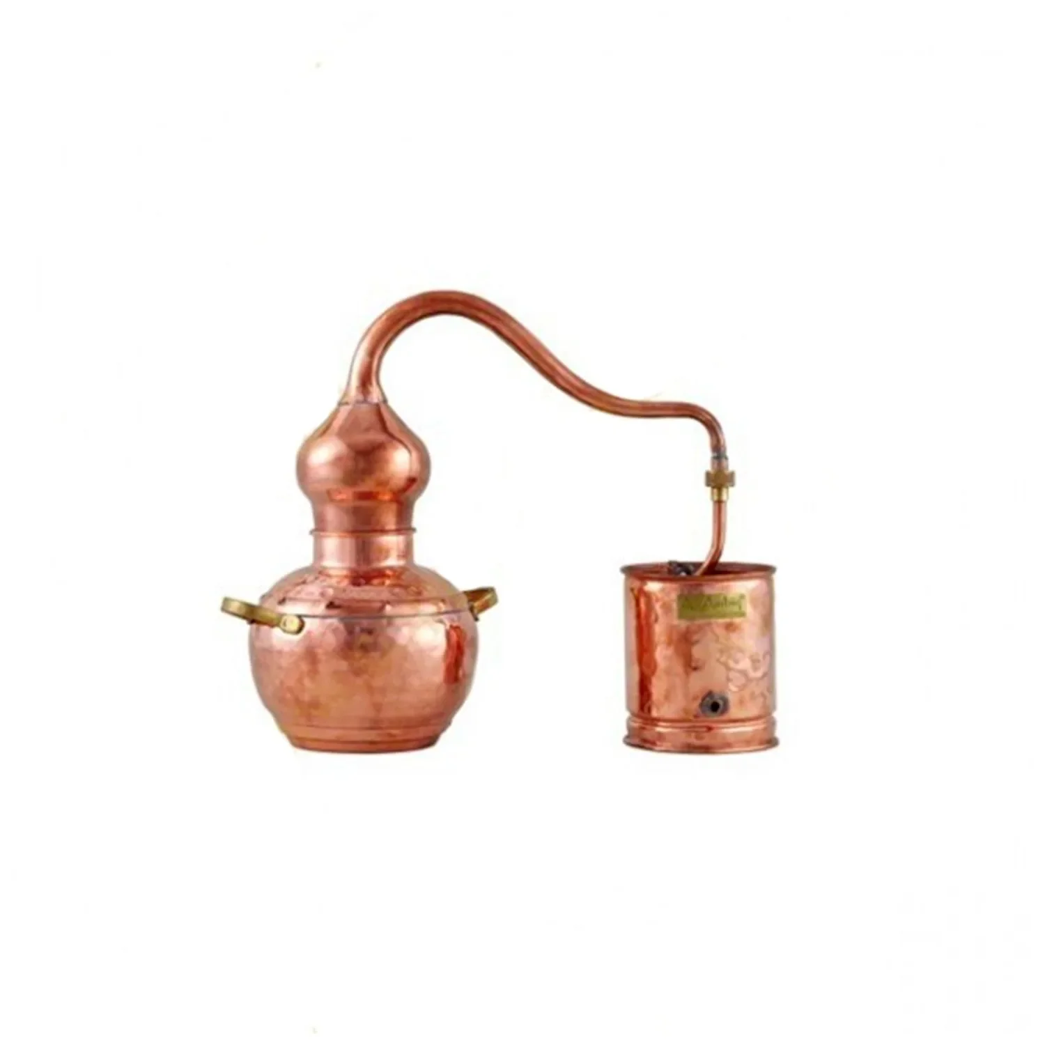 "Destylator, Alembik, Aparat do destylacji - Premium, Miedź, 1 litr image"