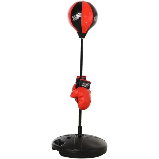 "Children's punching ball set with boxing gloves image"