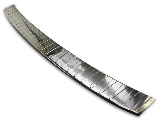 "Stainless steel loading sill protection, TOURNEO CUSTOM, 2012-2018, FL 2018> Original equipment manufacturer quality, brushed. image"