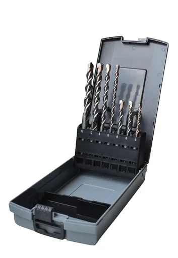 "SDS-VPLUS hammer drill set 7-piece image"