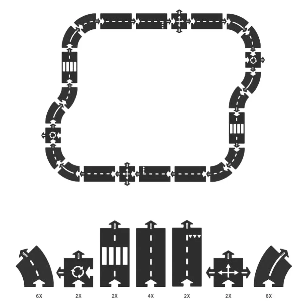 "Way to Play Zestaw uliczny autostrada image"
