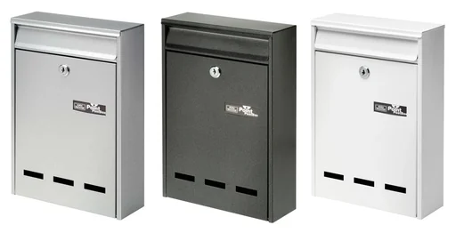 "Mailbox steel-painted Pocket 5871 W white image"