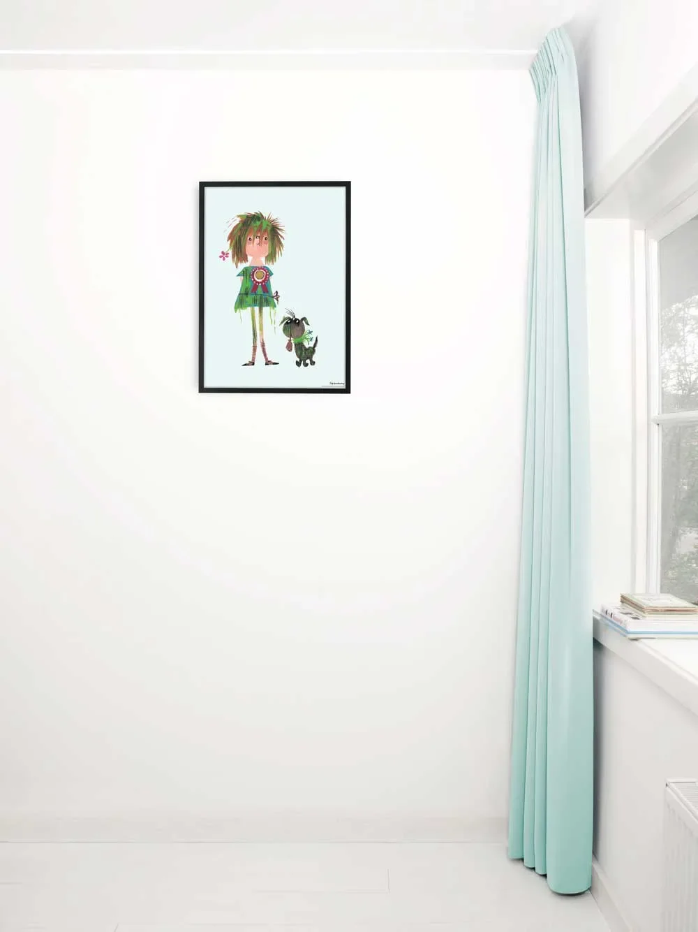 "Kek Amsterdam plakat dziewczynka i pies image"