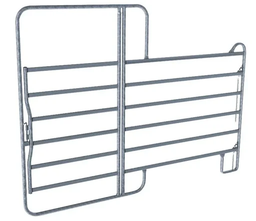 "Pasture panel - fence element with gate, 3.0 m length, total height 2.2 m image"