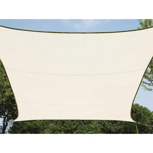 "Shade cloth / sun protection - Rectangle - 4 x 3 m - Cream image"