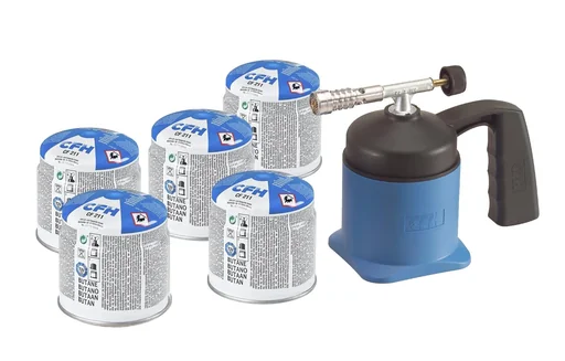 "Soldering lamp "Lötmeister LM 1000" including 5 cartridges image"