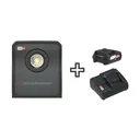 Handheld floodlight NOVA 4 CAS + 12V 4Ah battery, SC30 charger with removable diffuser