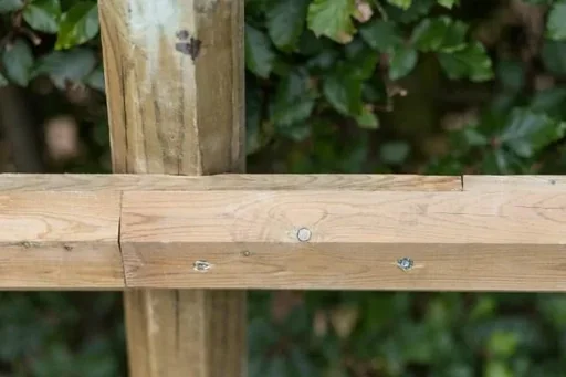"OCTO-WOOD crossbar 3500 x 100 mm for paddock, 99 pieces image"