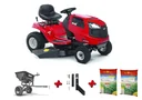 Lawn tractor Smart RF 130 H special offer including trailer spreader, coupling and 2x long-term lawn fertilizers 450m²