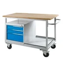 Mobile workbench "ECO" with 3 drawers
