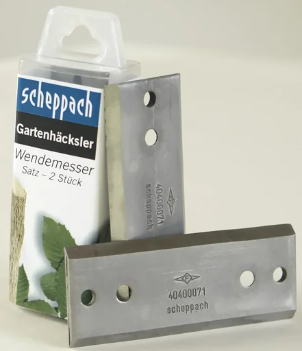 "Reversible blade set for garden shredder Biostar 3000, 2 pieces. image"