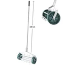 Rolling lawn aerator