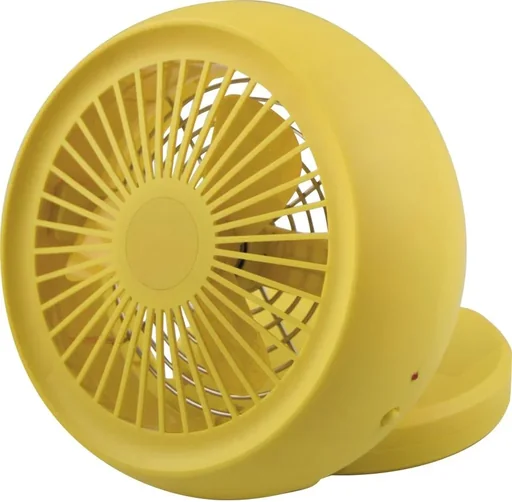 "Dinky yellow table fan image"