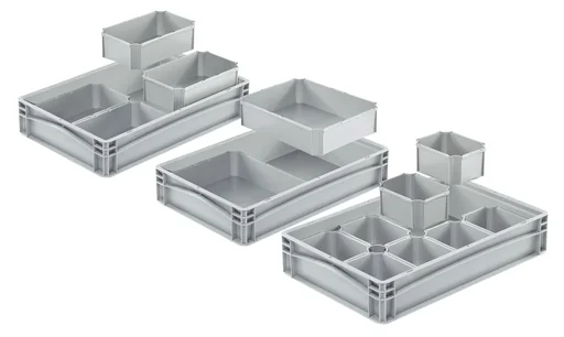 "Wkład do Eurobox, szary, 1/8 image"