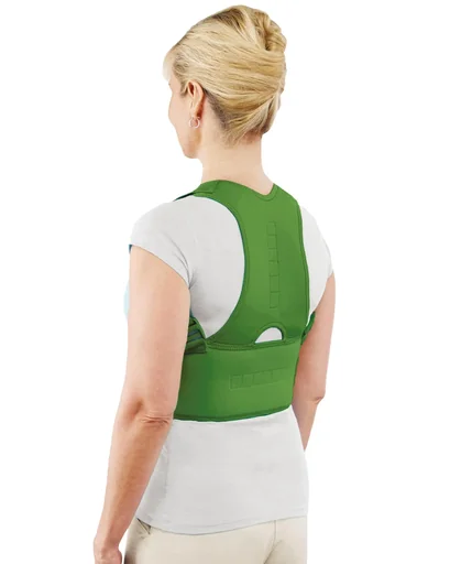 "Posture Support Belt, Size 2XL/3XL, Waist 111-145 cm, Green image"