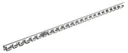 Hook rail 100cm stainless steel for PVC curtain