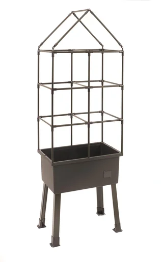 "5-in-1 planting system / raised bed “Spitzbergen”, size L, 40 x 40 x 128 cm, feet 33 cm image"