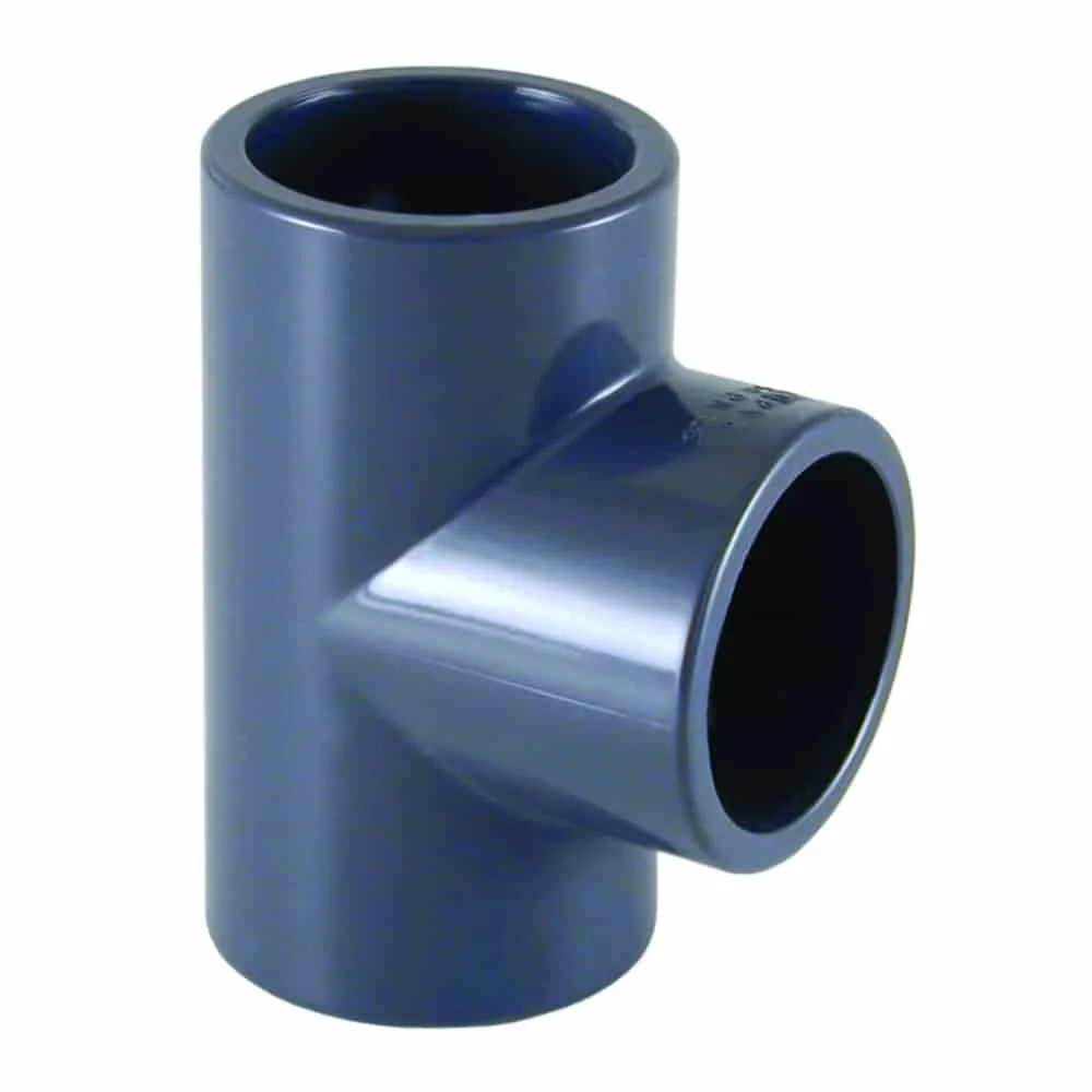 Trójnik PVC-U 40mm PN16 - Złączka T do Rur, Mufa Ciśnieniowa