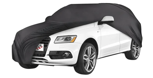 "Car cover Indoor Soft, car cover SUV size L black image"