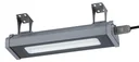 LED HighBay in linear form offers 50 W, 6200 lm, 5000 K (neutral white) and IP65 protection