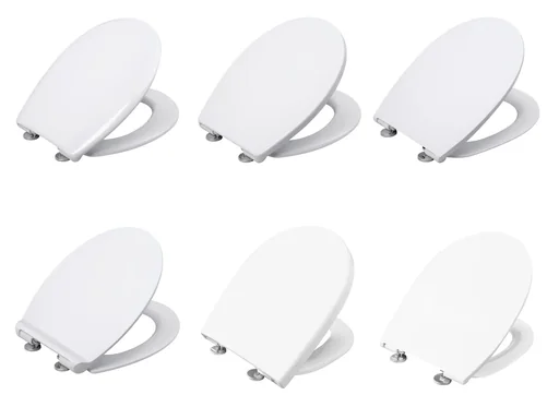 "PREMIUM 5 toilet seat, soft-close, removable, white image"