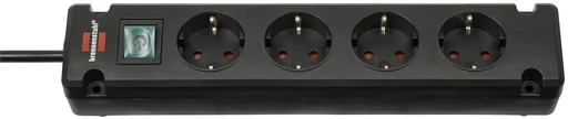 "Power strip with 90° arrangement, 6-way in white image"