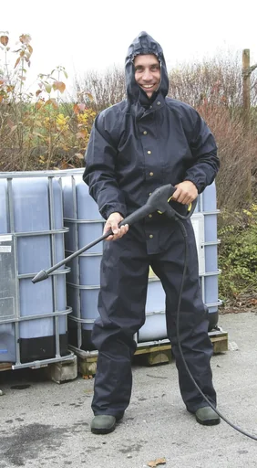 "Washing and cleaning overall with hood, size XXL image"