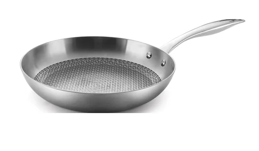 "XXL stainless steel hybrid high-rim pan 20 cm - Ceraflon Elite Quantum high-rim pan image"