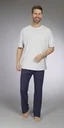 Men's pajamas, color gray/navy, size L