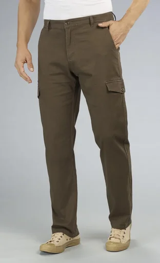 "Cargo pants, color brown, size 28 image"