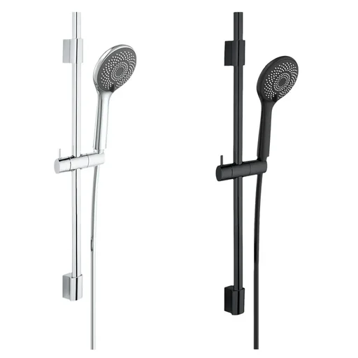 "Watersaving shower set Watersaving Chrome, length bar: 70 cm image"