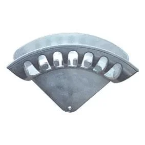 "Wall hose holder, aluminum, size M, 266 x 200 x 108 mm image"