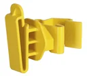T-Post tape insulator 25 pieces, yellow