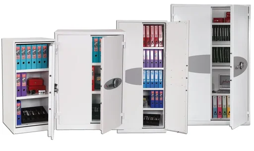 "Fire Ranger FS1511E R3 document cabinet with electronic lock image"