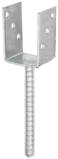"U-shaped post support, fork width 71 mm (70 mm wooden horticultural dimension) image"