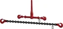 Lashing chain GK8, 2-part, 6 mm, permissible tensile force 2200 daN