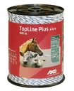 Top Line electric fence polywire, white/blue - 200 m