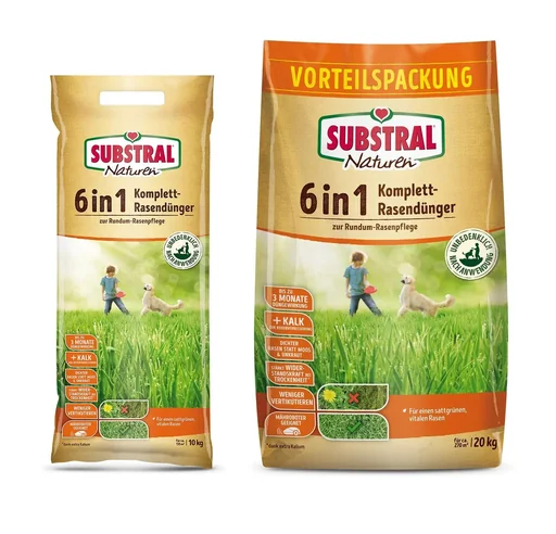 "Complete lawn fertilizer 6 in 1 - 10 kg for 135 m² image"