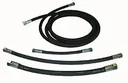 Hydraulic hose, Ø 10 mm, 2500 mm long, M 18, 12 L