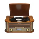 Retro HiFi system with DAB in wood look