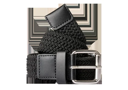 "Stretch belt for men, super-elastic 3 cm wide, color black image"