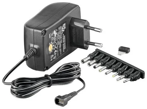 "Switching power supply 1500mA/ 3 to 12 Volt selectable, stabilized image"