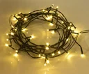 LED light chain with 24 warm white LEDs, 2.2m, IP44, battery-operated