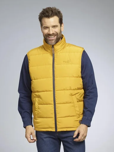 "Quilted vest, color curry, size L image"